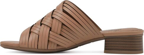 WHITE MOUNTAIN Women's Alluvia Low Block Heel Woven Sandal in Saudi Arabia