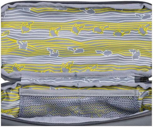 Pokémon Center: Pokémon Everyday Bags: Gray & Yellow Toiletry Bag in Saudi Arabia