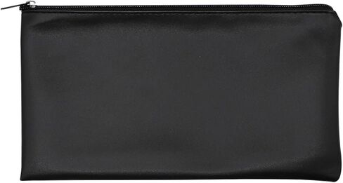 Dohia Money Bags with Zipper 11x6.1 inch Money Pouch PU Cash Bag Money Bag Bank Bag Check Wallet Bank Envelopes D2-PGQB in Saudi Arabia