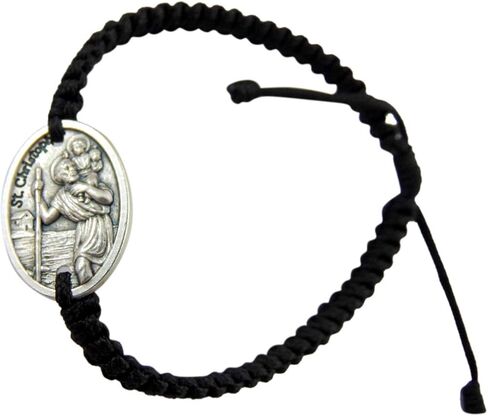 JWG Industries Saint Christopher Religious Medal Jewelry Bracelet in Kuwait