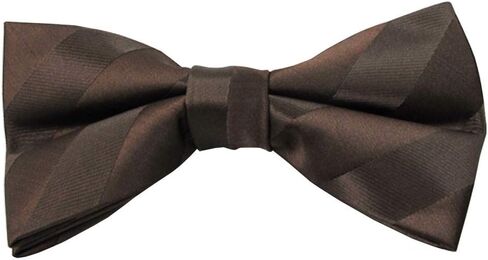 Jacob Alexander Men's Pre-Tied Tonal Stripe Clip-On Bow Tie in Saudi Arabia