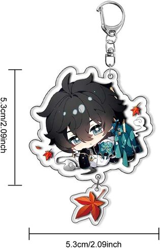 سلسلة مفاتيح على شكل نجمة هونكاي من بيجياوكا، 10 قطع من اكسسوارات سلسلة المفاتيح على شكل مجسم اكريليك لطيف، هدية ساحرة لمحبي الالعاب، ملونة، 5.3 × 5.3 سم/2.09 انش × 2.09 انش in Kuwait