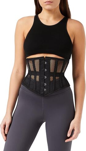 EC EXPO CITY Women Double Steel Boned Heavy Duty Underbust Waist Training Shaper costume Corset in Saudi Arabia
