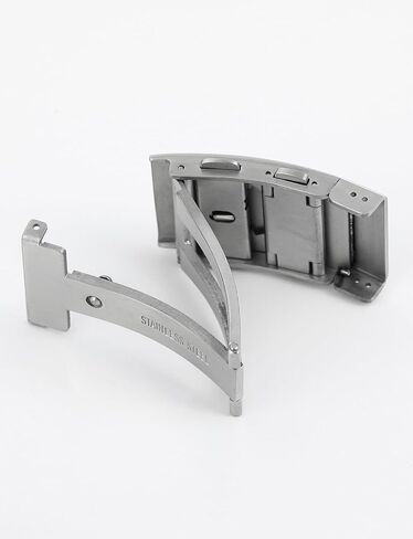 TACTICAL FROG Watch Clasps Stainless Steel Watchband Milled Clasp Folding Deployment Clasp Replacement for Watch Strap 18mm/20mm/22mm in Saudi Arabia