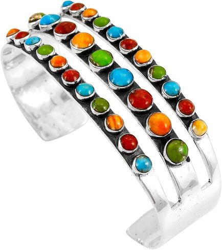 Turquoise Bracelet Sterling Silver 925 Genuine Turquoise in Saudi Arabia