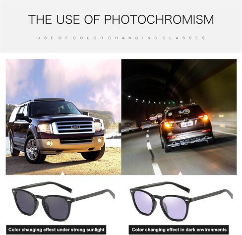 FEISEDY Men Sunglasses, Driving Photochromic Polarized Sunglasses, Outdoor Sport Cycling Fishing UV400 B1062 in Saudi Arabia