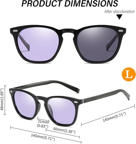 FEISEDY Men Sunglasses, Driving Photochromic Polarized Sunglasses, Outdoor Sport Cycling Fishing UV400 B1062 in Saudi Arabia