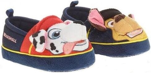 Nickelodeon Boy's Paw Patrol Chase and Marshall Slippers (Blue Multi, Numeric_11) in Saudi Arabia