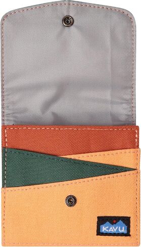 KAVU West Cove Double Sided Wallet Clutch Travel Organizer - Fun Camp in Saudi Arabia