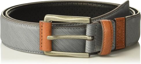 Johnston & Murphy Men's XC4 Sport Casual Belt, Grey, 32 in Saudi Arabia