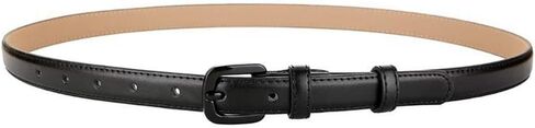 VOCHIC Trendy Women Leather Skinny Belts for Jeans Pants Thin Dress Waist Belt in Saudi Arabia