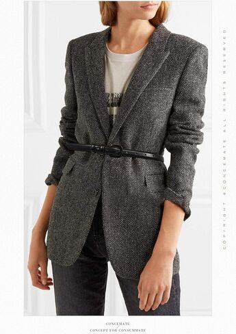 VOCHIC Trendy Women Leather Skinny Belts for Jeans Pants Thin Dress Waist Belt in Saudi Arabia