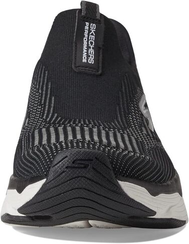 Skechers Men's Max Cushioning Slip-Ins-Athletic Slip-On Running Walking Shoes with Memory Foam Sneaker, Black/White, 12.5 in Saudi Arabia