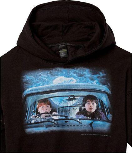 Harry Potter Kids Flying Car Adventure Youth Pullover Hoodie, Black, X-Large in Saudi Arabia