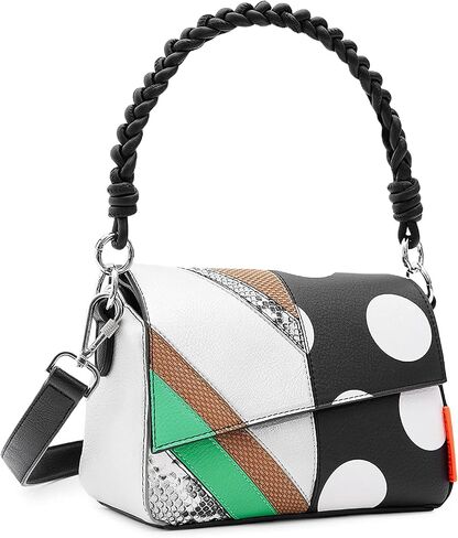 Desigual Accessories PU Hand Bag, Black in Saudi Arabia