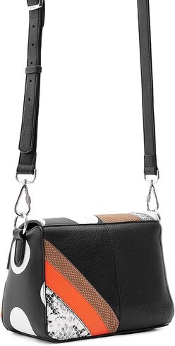 Desigual Accessories PU Hand Bag, Black in Saudi Arabia