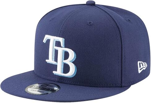 New Era Tampa Bay Rays Team Color 9FIFTY Adjustable Hat Blue in Saudi Arabia