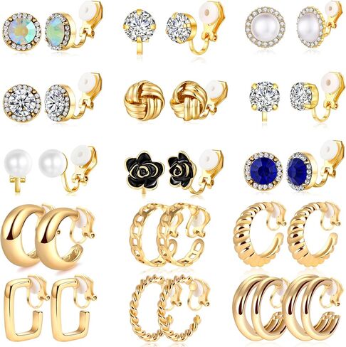 15 Pairs Dangle Drop Earrings for Women Boho Dangling Earring Set Cute Dangle Earrings Vintage Statement Bohemian Earrings Jewelry in Saudi Arabia