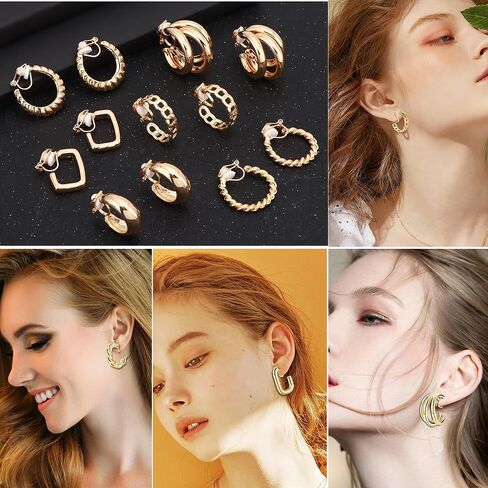 15 Pairs Dangle Drop Earrings for Women Boho Dangling Earring Set Cute Dangle Earrings Vintage Statement Bohemian Earrings Jewelry in Saudi Arabia