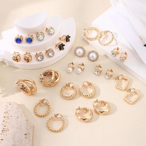 15 Pairs Dangle Drop Earrings for Women Boho Dangling Earring Set Cute Dangle Earrings Vintage Statement Bohemian Earrings Jewelry in Saudi Arabia