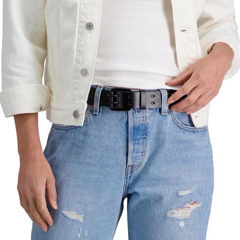 Levi's Women's Fully Adjustable Peforated Belt with Double Prong Buckle in Saudi Arabia