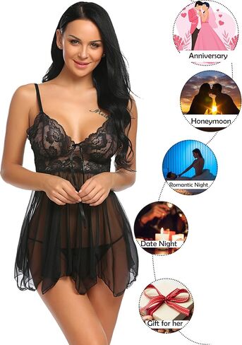 Avidlove 1* Lingerie dress+ 1*Maid Lingerie in Saudi Arabia