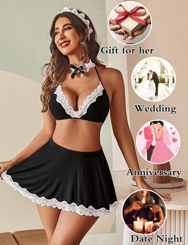 Avidlove 1* Lingerie dress+ 1*Maid Lingerie in Saudi Arabia