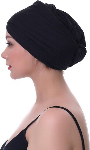 Ever Fairy Turban Head Wrap Scarf,African Women' Soft Long Scarf Shawl Hair Bohemian Headwrap Stretch Headband Tie in Kuwait