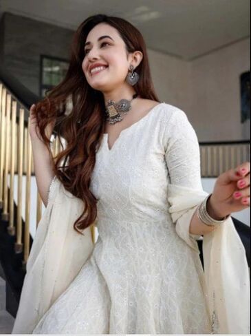 مجموعة DREAMANGEL FASHION النسائية المطرزة بخليط القطن من كورتا دوباتا in Kuwait