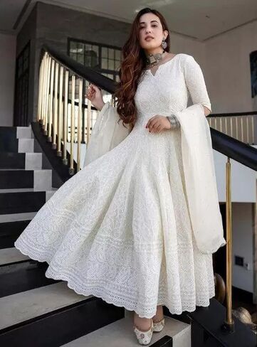 مجموعة DREAMANGEL FASHION النسائية المطرزة بخليط القطن من كورتا دوباتا in Kuwait