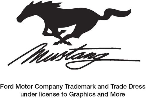Ford Mustang Logo Round Tie Bar Clip Clasp Tack Silver Color Plated in Saudi Arabia