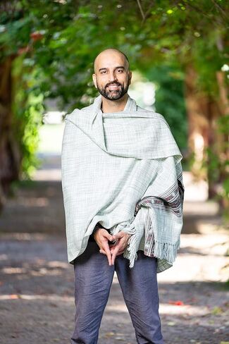 Om Shanti Crafts Meditation Shawl or Blanket, Exotic Shawl/Wrap, Oversize Scarf or Stole. Unisex in Kuwait