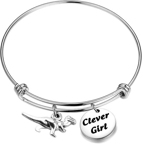 AKTAP Clever Girl Dinosaur Jewelry Dinosaur Inspired Adjustable Bangle in Saudi Arabia