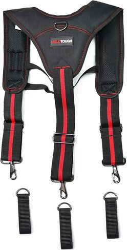 MELOTOUGH Tool Belt Suspenders for Work Belt Suspenders Heavy Duty Padded Suspenders for Electrician/Construction/Farmer in Kuwait