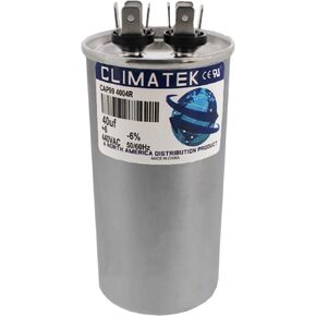 ClimaTek Round Capacitor - fits Trane # CPT00272 | 40 uf MFD 370/440 Volt VAC