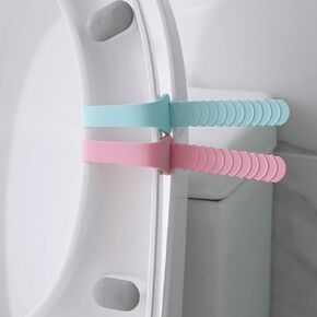 10 Pcs Silicone Toilet Seat Handle, Lid Lifter, Toilet Cover Lifter, Toilet Seat Lifter, Toilet Cover Support Lifter, Suitable for Families, Offices and Hotel Bathrooms