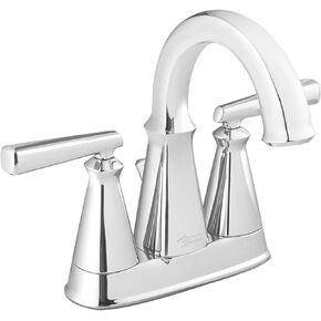 American Standard 7018201.002 Edgemere 4-Inch Centerset 2-Handle Bathroom Faucet, Brass, Polished Chrome