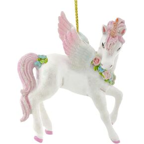 Kurt Adler 3.5" RESIN UNICORN ORNAMENT