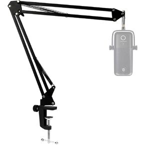 Wave 1 Microphone Stand, Professional Mic Boom Arm Stand Compatible with Elgato Wave 1 USB Condenser Microphone by SUNMON