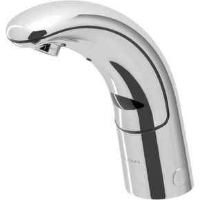 Sloan Optima EAF-150 Sensor Activated Touch-Free Faucet, Commercial Grade with Mounting Hardware - 1.5 GPM Battery-Powered Deck-Mounted Mid Body, Polished Chrome Finish, 3335000
