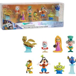 Disney100 Years of Epic Transformations, Limited Edition 8-piece Figure Set, Officially Licensed Kids Toys for Ages 3 Up by Just Play