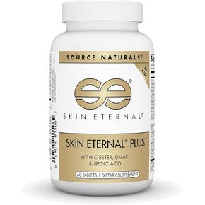 Source Naturals Skin Eternal Plus, with C Ester, DMAE, & Lipoic Acid - 60 Tablets