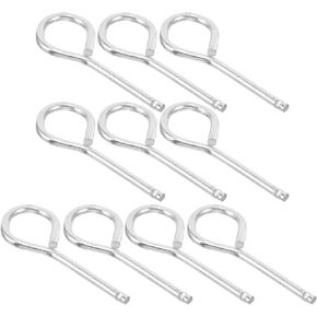 HEMOTON 10pcs Fire Extinguisher Pull Pins Fire Extinguisher Steel Lock Pins Fire Equipment Lock Pin Accessory