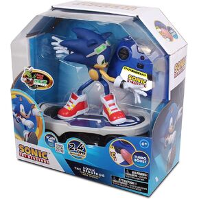 NKOK Sonic & Shadow RC Slot Car Set Race Set Vehicle, Counts How Many Laps the Car has Made, Great Item for Kids, Working lights, Ages 5 and up