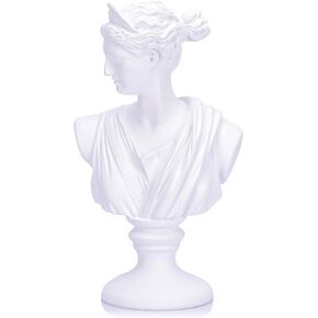 LCCCK 6" H Gold Aphrodite Bust Statue Classic Greek Mythology Roman Venus Goddess Sculpture, Shelves Renaissance Aesthetic Decor for Small Statues - Dark Academia Bookshelf Room Decor Bust Sculptures