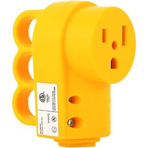 Nema 6-50R 50Amp 250V Female Welder Receptacle, 50A 250V Welder 3-Prong Female, ETL Listed 50A Welder Socket, 50A 250V Welder Connector