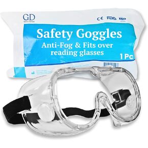 Anti-Fog Protective Safety Goggles, Lab Goggles, Medical Safety Goggles, Adult Goggles, Goggles for Cooking