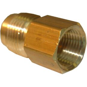 LASCO 17-4653 5/8-Inch Flare by 3/8-Inch Female Pipe Thread Brass Adapter