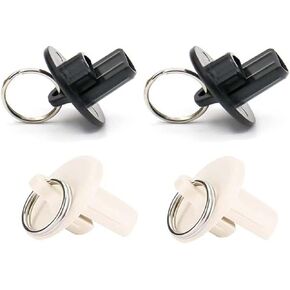 غطاء نهاية للظلال الدوارة اللاسلكية للمكفوفين 4 قطع غطاء طرفي بديل مع حلقة لظلال الشمس الخارجية للستائر الدوارة الخارجية/الداخلية ملحقات تركيب ستائر التعتيم الدوارة in Kuwait