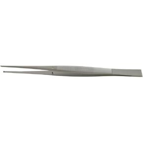 Cushing Tissue Forceps 7" Teeth 1x2 Delicate Scraper End - SurgicalExcel